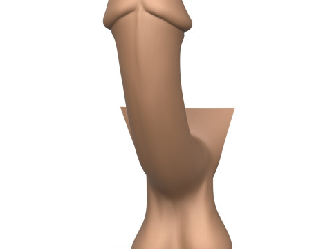 3D Print Ready Fantasy Penis Modelo de impresión 3D