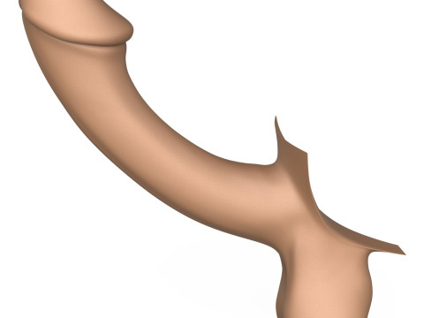 3D Print Ready Fantasy Penis Modelo de impresión 3D