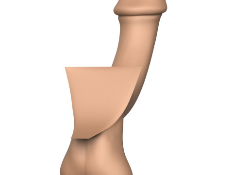 3D Print Ready Fantasy Penis Modelo de impresión 3D