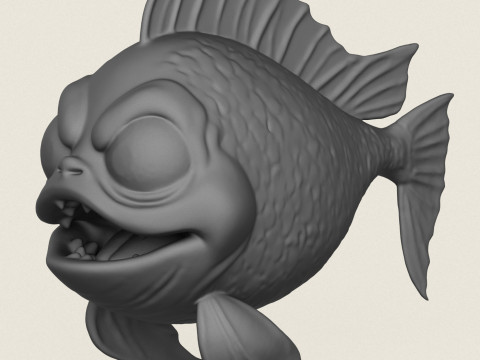 Fish 01 3D Print Model