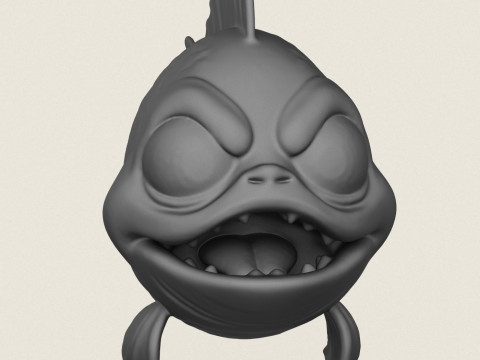 Fish 01 Print Ready 3D printmodel