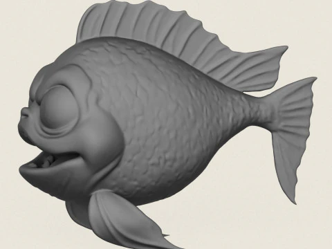 Fish 01 3D Print Model