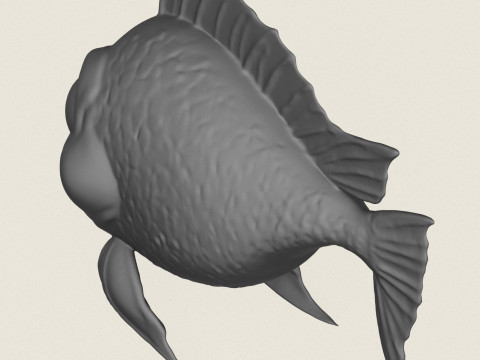 Fish 01 Print Ready 3D printmodel
