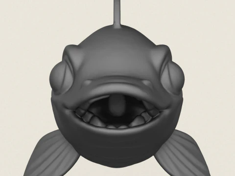 Peixe 02 Modelo de Impressão 3D