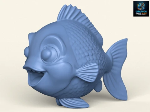 Poisson 03 Modèles 3D en vedette