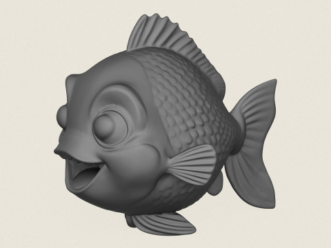 Fish 03 Print Ready Modello di stampa 3D