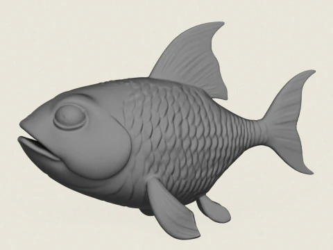 Fish 04 3D Print Model