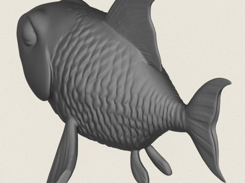 Fish 04 Print Ready 3D 프린트 모델