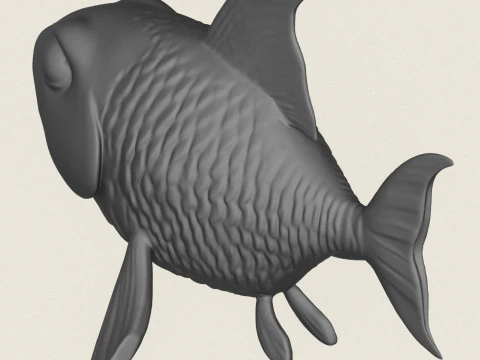 Fish 04 3D Print Model