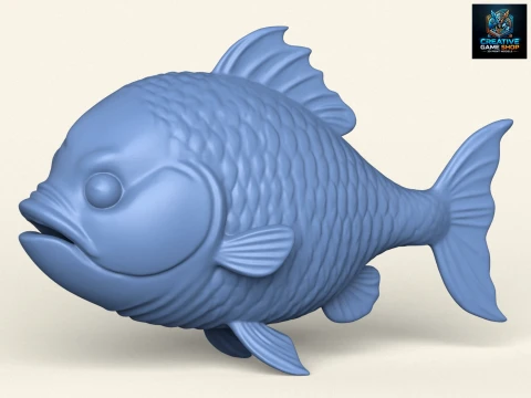 Poisson 05 Modèles 3D en vedette