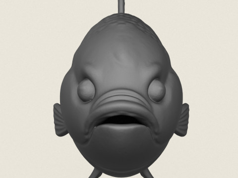 Fish 05 Print Ready 3D Druckmodell