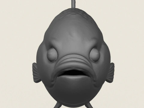 Poisson 05 Modèles 3D en vedette