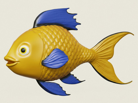 Fish 06 Modello di stampa 3D
