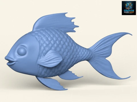 Poisson 06 Modèles 3D en vedette