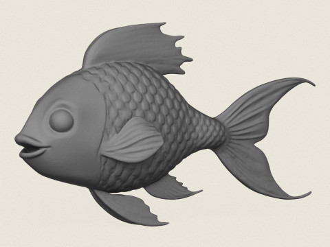 Fish 06 Print Ready Modello di stampa 3D