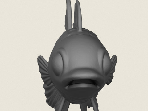 Fish 07 Print Ready Model do druku 3D