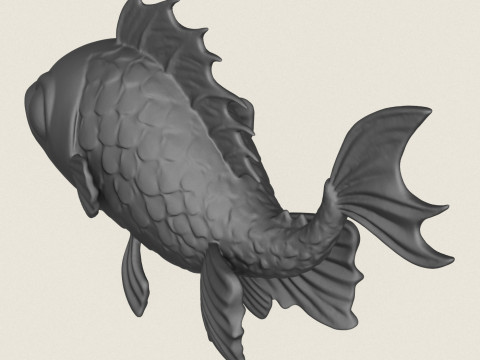 Fish 07 Print Ready Model do druku 3D