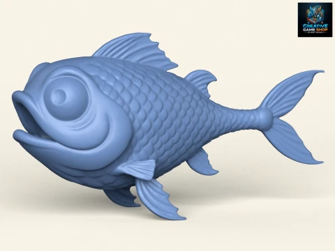 Poisson 08 Modèles 3D en vedette