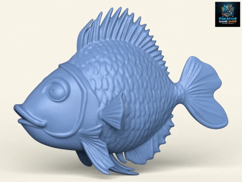 Poisson 10 Modèles 3D en vedette