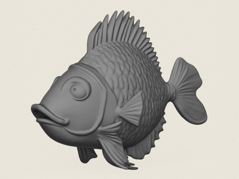 Fish 10 Print Ready Modello di stampa 3D