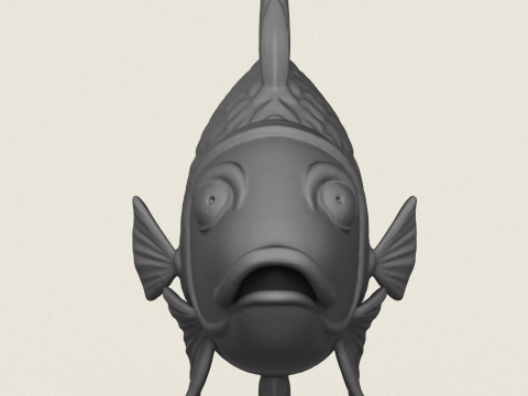 Fish 10 Print Ready 3D printmodel