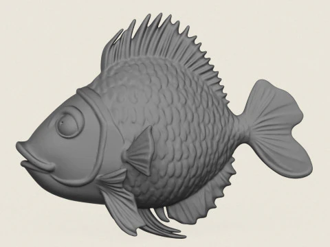 Peixe 10 Modelo de Impressão 3D