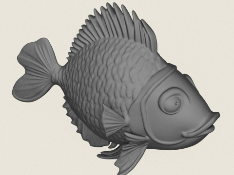 Fish 10 Print Ready 3D printmodel