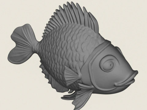Peixe 10 Modelo de Impressão 3D