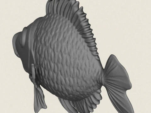 Peixe 10 Modelo de Impressão 3D