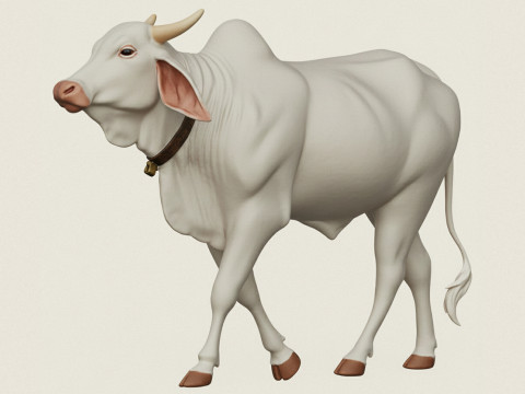 Indian Bull 3D Print Model