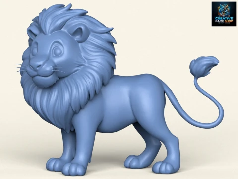 Lion King 3D Print Model