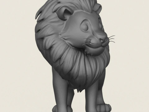 Lion King 3D Print Model