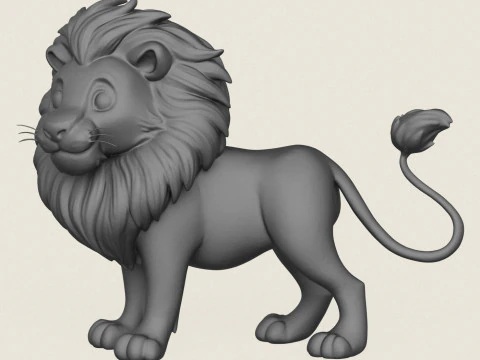 Lion King 3D Print Model