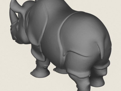 Rhino Print Ready 3D प्रिंट मॉडल