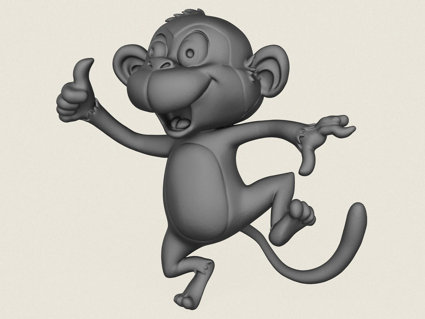 Singe Modèles 3D en vedette .c4d .max .obj .3ds .fbx .stl .blend 