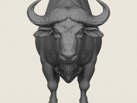 Bufalo selvatico Modello di stampa 3D