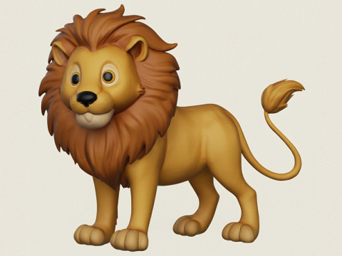 Lion Modello di stampa 3D