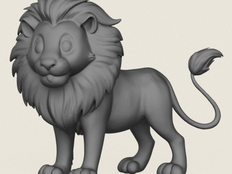 Lion Modello di stampa 3D