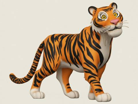 Tiger Modello di stampa 3D