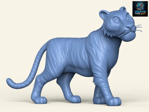 Tiger 3D Print Model