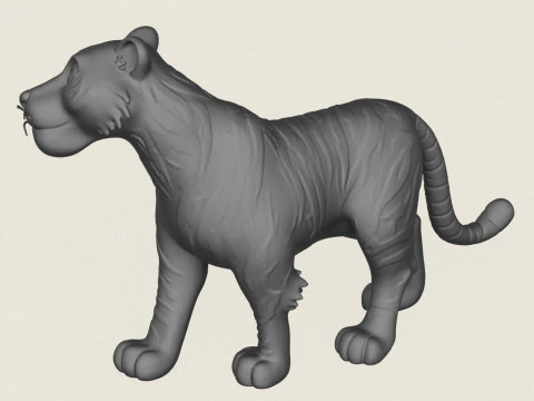 Tiger 3D Print Model