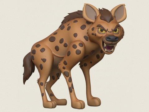 Hiena Modelo de Impressão 3D
