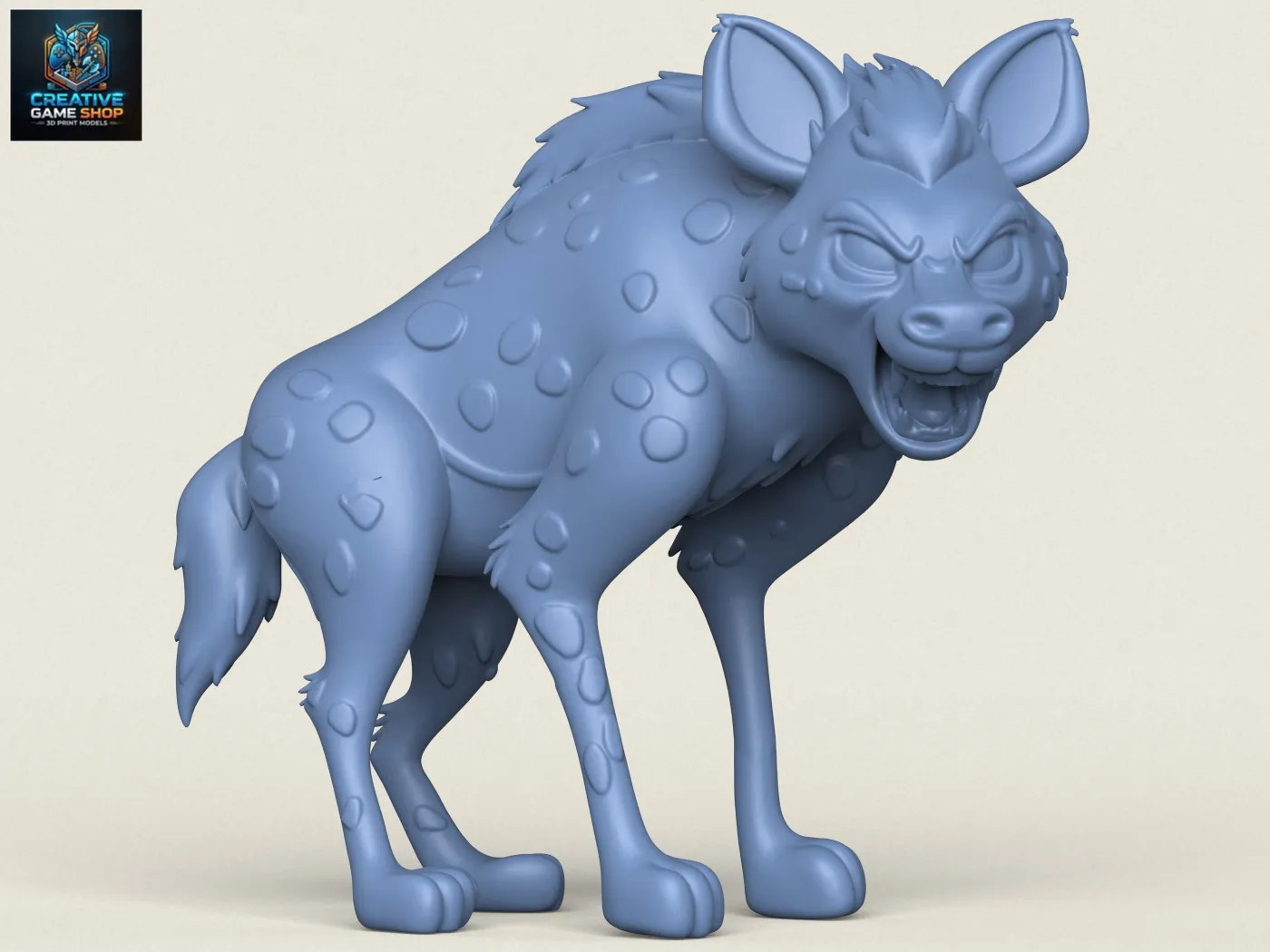 Hiena Modelo de impresión 3D .c4d .max .obj .3ds .fbx .stl .blend 