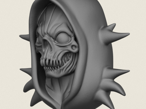 Horror Skull Print Ready 3D Druckmodell
