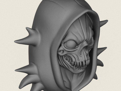 Horror Skull Print Ready 3D Druckmodell