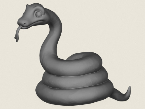 Serpente anaconda Modello di stampa 3D