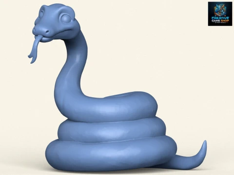 アナコンダヘビ 3Dプリントモデル