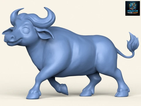 Brinquedo b&uacute;falo Modelo de Impressão 3D