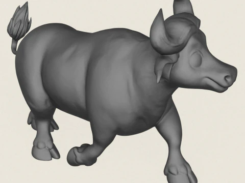 Buffalo Toy 3D Print Model