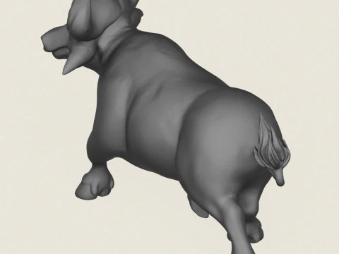 Buffalo Toy 3D Print Model